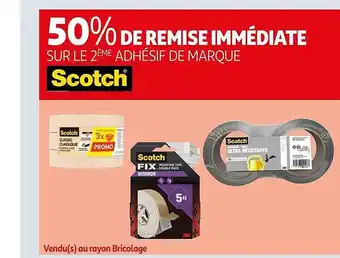 Auchan Adhésif de marque scotch offre