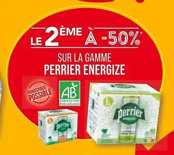 Match La gamme perrier energize offre