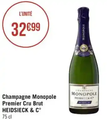 Champagne monopole premier cru brut HEIDSIECK & C