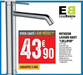 Brico Cash Mitigeur lavabo haut offre
