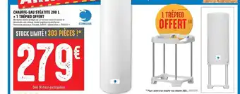 Brico Cash Chauffe-eau stééatite + 1 trépied offert offre