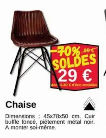KREABEL Chaise offre