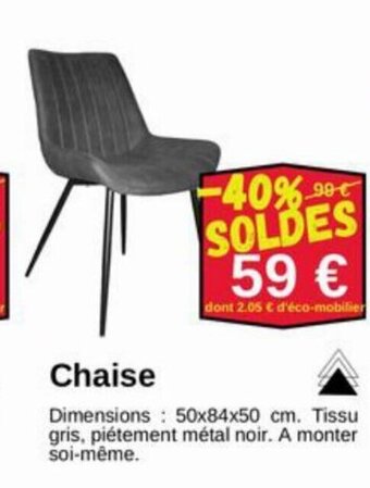 KREABEL Chaise offre