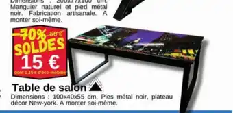 KREABEL Table de Salon offre