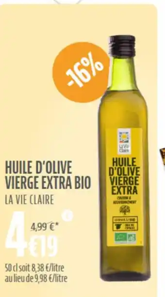 La Vie Claire Huile d'Olive Vierge Extra Bio offre