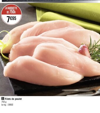 Géant Casino Filets de Poulet offre
