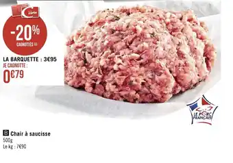 Géant Casino Chair a saucisse offre