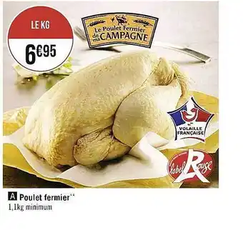 Casino Supermarchés Poulet fermier offre