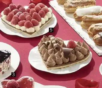 Géant Casino Tarte Coeur Chocolat Framboise Ou Multifruits Ou Fraises Ou Framboises Ou Chocolat offre