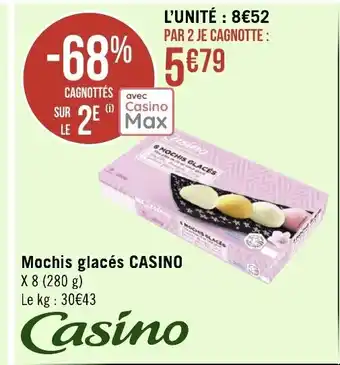 Géant Casino Mochis Glaces Casino offre