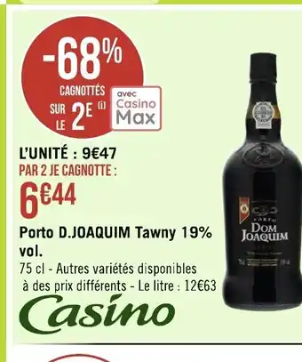 Porto d.Joaquim Tawny 19%vol