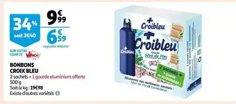 Auchan Bonbons Croix Bleu offre