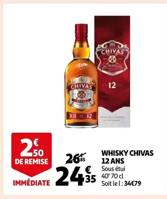 Auchan Whisky chivas 12 Ans offre