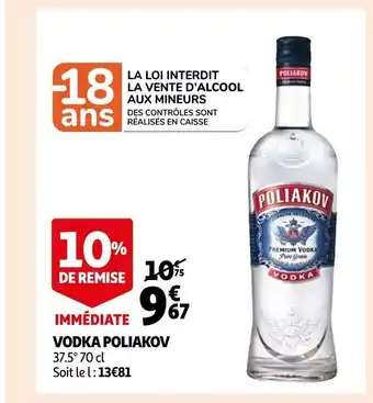 Auchan Vodka Poliakov offre
