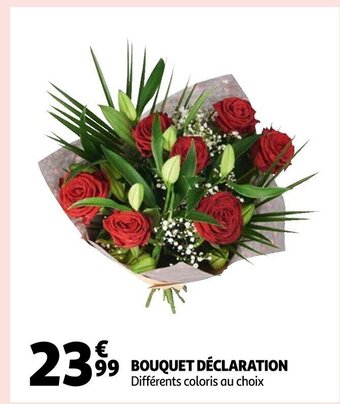 Auchan Bouquet Déclaration offre