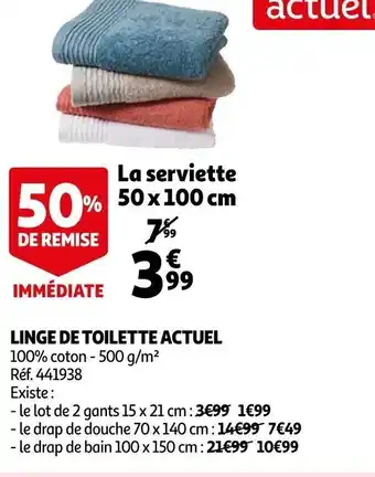Linge de Toilette Actuel