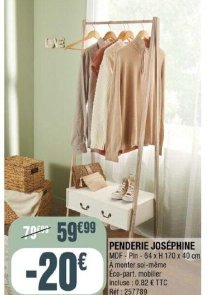 Promo Penderie Joséphine chez La Foir'Fouille