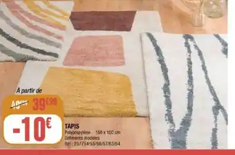 La Foir'Fouille Tapis offre