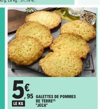 E.Leclerc Galettes de POmmes de terre jeca offre