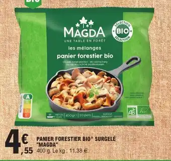 E.Leclerc Panier Forestier Bio Surgele Magda offre