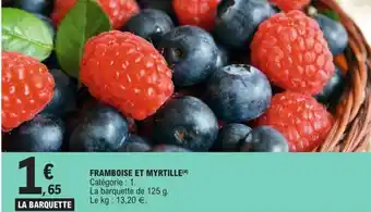 E.Leclerc Framboise Et Myrtille offre