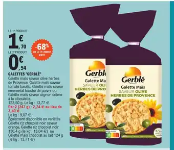 E.Leclerc Galettes Gerble offre