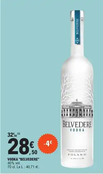 Vodka belvedere
