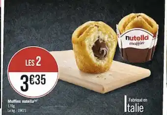 Muffins Nutella