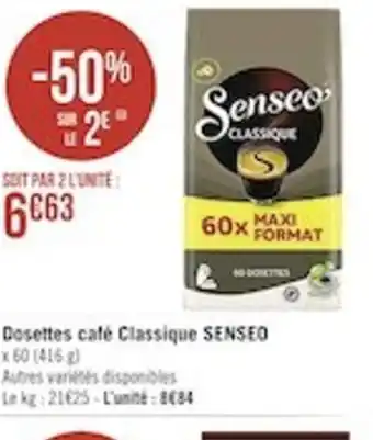 Dosettes Cafe Classique Senseo