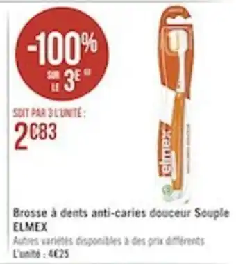 Brosse a Dents Anti Caries Douceur Souple Elmex