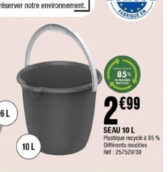 La Foir'Fouille Seau 10 L offre