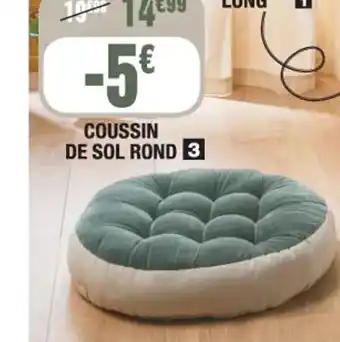 La Foir'Fouille Coussin De Sol Rond offre