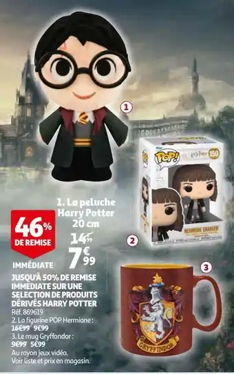 Auchan La peluche harry potter 20 cm offre