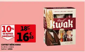 Auchan Coffret bière kwak offre