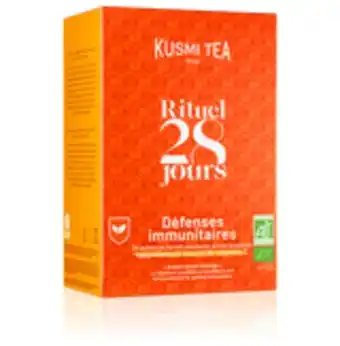 Kusmi Tea Aller à rituel défenses immunitaires bio offre