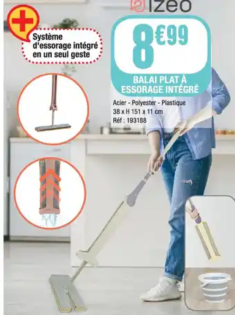 La Foir'Fouille Balai Plat À Essorage Intégré offre