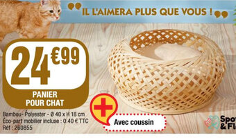Promo Maison Chant Panier Niche Pour Chat Grattoir Pour Chat Chez Gifi