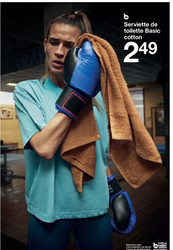 Zeeman Serviette De Toilette Basic Cotton offre