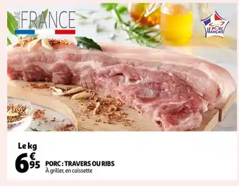Auchan Supermarché Porc: Travers Ou Ribs offre