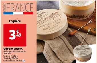 Auchan Supermarché Crémeux Du Jura offre