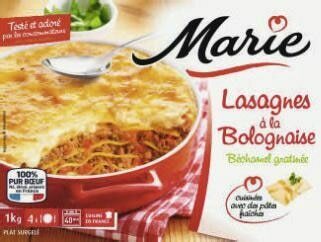 Géant Casino Lasagnes à la Bolognaise surgelées offre