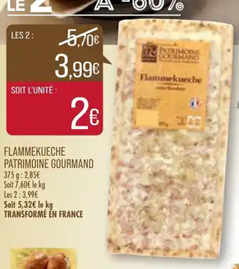 Match Flammekueche Patrimoine offre