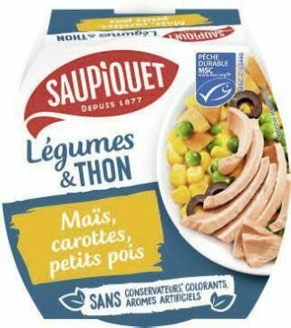Géant Casino Salade légumes & thon maïs carottes petits pois offre