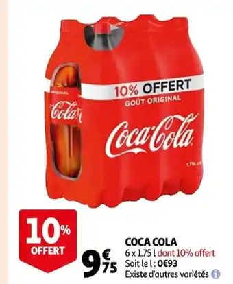 Auchan Supermarché Coca Cola offre