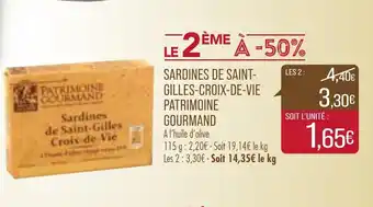 Match Sardines de Saint-Gilles-Croix-de-Vie offre