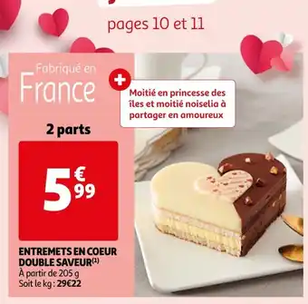 Entrements En Coeur Double Saveur
