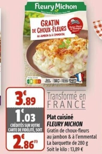 Coccimarket Plat Cuisiné Fleury Michon offre