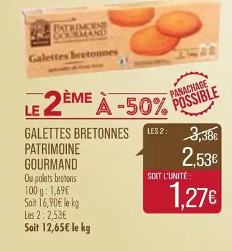 Match Galettes Bretonnes Patrimoine Gourmand offre