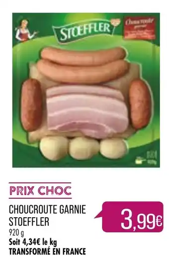Match Choucroute Garnie Stoeffler offre
