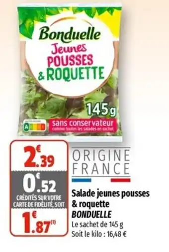 Coccimarket Salade Jeunes Pousses & Roquette Bonduelle offre